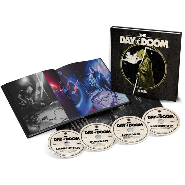 Elephant Tree / Domkraft / Summoner - Day Of Doom Live (4 Cd) Book i gruppen CD / Hårdrock/ Heavy metal hos Bengans Skivbutik AB (3913872)