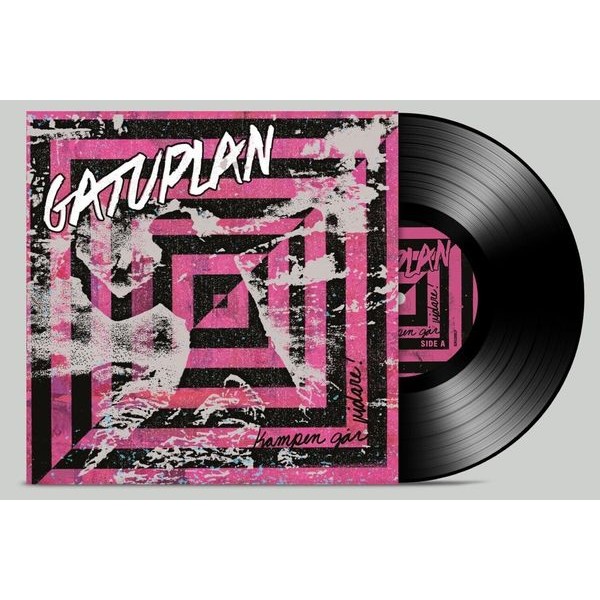 Gatuplan - Kampen Går Vidare! - Lp Black i gruppen VINYL / Rock hos Bengans Skivbutik AB (3915367)