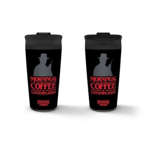 Stranger Things - Metal travel mug i gruppen MERCHANDISE / Mugg / Film-Musikal hos Bengans Skivbutik AB (3916282)