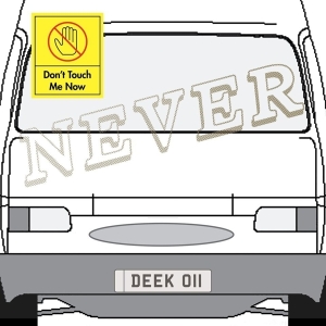 Never - Don't Touch Me Now i gruppen VINYL / Pop-Rock,Övrigt hos Bengans Skivbutik AB (3920089)