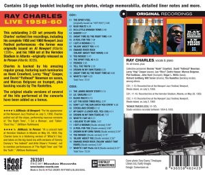 Charles Ray - Live 1958-1960 i gruppen CD / Pop-Rock,Övrigt hos Bengans Skivbutik AB (3922602)
