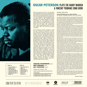 Peterson Oscar - Plays The Harry Warren & Vincent Youmans i gruppen VINYL / Jazz hos Bengans Skivbutik AB (3922605)