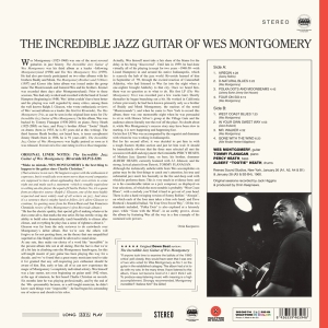Montgomery Wes - Incredible Jazz Guitar Of Wes Montgomery i gruppen VINYL / Jazz hos Bengans Skivbutik AB (3924375)