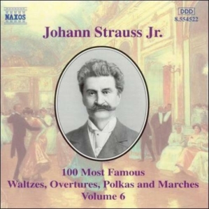 Strauss Johann Ii - 100 Most Famous Works 6 i gruppen Externt_Lager / Naxoslager hos Bengans Skivbutik AB (3926645)