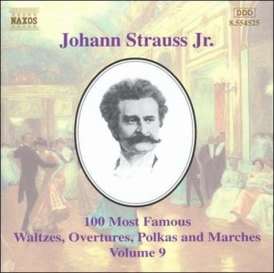 Strauss Johann Ii - 100 Most Famous Works 9 i gruppen Externt_Lager / Naxoslager hos Bengans Skivbutik AB (3926647)