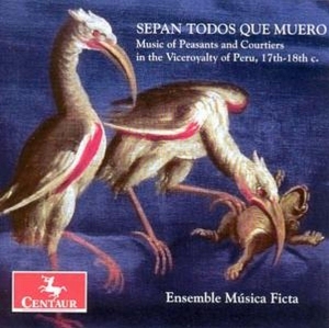 Musica Ficta - Sepan Todos Que Muero i gruppen CD / Pop-Rock hos Bengans Skivbutik AB (3929031)