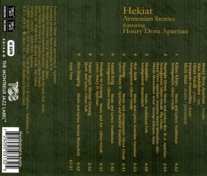 Apartian Dora Houry - Hekiat-Armenian Stories i gruppen CD / Elektroniskt,World Music hos Bengans Skivbutik AB (3933616)