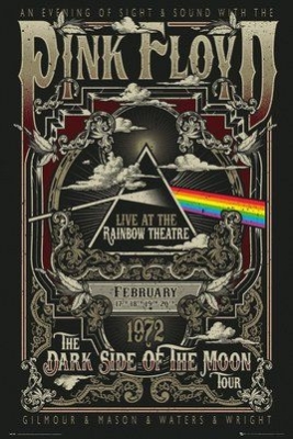 PINK FLOYD - Rainbow Theatre poster i gruppen CDON - Exporterade Artiklar_Manuellt / Merch_CDON_exporterade hos Bengans Skivbutik AB (3939638)