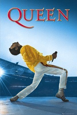 Queen - Wembley Poster i gruppen CDON - Exporterade Artiklar_Manuellt / Merch_CDON_exporterade hos Bengans Skivbutik AB (3939643)