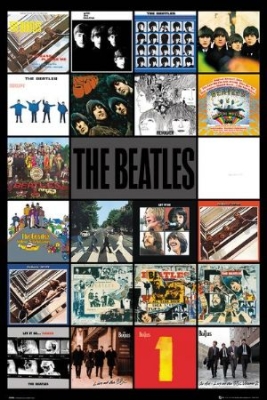 The Beatles - Albums Poster i gruppen ÖVRIGT / Merchandise hos Bengans Skivbutik AB (3939644)