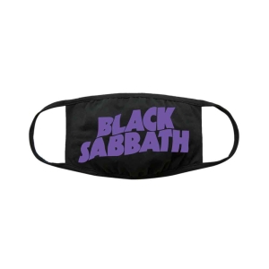 Black Sabbath - Wavy Logo Bl Face Mask i gruppen MERCHANDISE / Merch / Hårdrock hos Bengans Skivbutik AB (3940236)