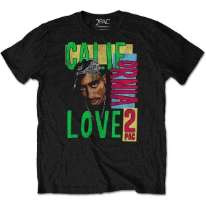 Tupac - Ca Love Uni Bl    i gruppen MERCHANDISE / T-shirt / Hip Hop-Rap hos Bengans Skivbutik AB (3942928r)