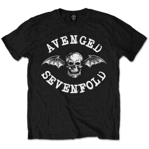 Avenged Sevenfold - Classic Deathbat Uni Bl    i gruppen MERCH / T-Shirt / Rockoff_Nya April24 hos Bengans Skivbutik AB (3942943r)