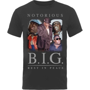 Biggie Smalls - Collage Uni Bl    i gruppen MERCHANDISE / T-shirt / Hip Hop-Rap hos Bengans Skivbutik AB (3942955r)