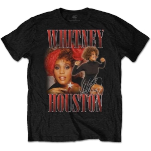 Whitney Houston - 90S Homage Uni Bl    i gruppen MERCHANDISE / T-shirt / Pop-Rock hos Bengans Skivbutik AB (3943008r)