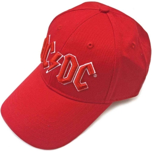 Ac/Dc - Red Logo Red Baseball C i gruppen MERCH / Kepsar hos Bengans Skivbutik AB (3943198)
