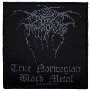 Darkthrone - Black Metal Standard Patch i gruppen MERCHANDISE / Tygmärke / Hårdrock hos Bengans Skivbutik AB (3943290)