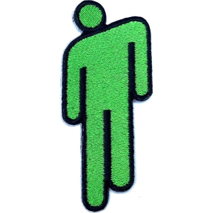 Billie Eilish - Blohsh Green Woven Patch i gruppen MERCHANDISE / Tygmärke / Pop-Rock hos Bengans Skivbutik AB (3943673)