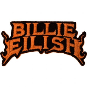 Billie Eilish - Billie Eilish Standard Patch : Flame Orange i gruppen VI TIPSAR / Tips Merch hos Bengans Skivbutik AB (3943681)