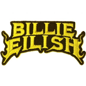 Billie Eilish - Billie Eilish Standard Patch : Flame Yellow i gruppen ÖVRIGT / Merch Tygmärke hos Bengans Skivbutik AB (3943683)