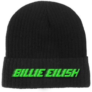 Billie Eilish - Billie Eilish Unisex Beanie Hat : Racer Logo i gruppen ÖVRIGT / Merch Kepsar o Mössor hos Bengans Skivbutik AB (3944416)