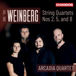 Weinberg Mieczyslaw - String Quartets, Vol.1 - Nos. 2, 5, i gruppen CD / Klassiskt hos Bengans Skivbutik AB (3949106)