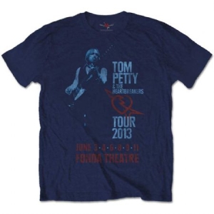 Tom Petty & The Heartbreakers - Unisex Tee: Fonda Theatre (Soft Hand Inks) i gruppen MERCH / T-Shirt / Sommar T-shirt 23 hos Bengans Skivbutik AB (3952414r)