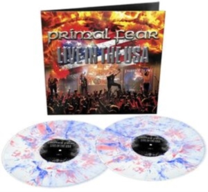 Primal Fear - Live In The Usa (White W Blue+Red M i gruppen VINYL / Hårdrock hos Bengans Skivbutik AB (3952417)