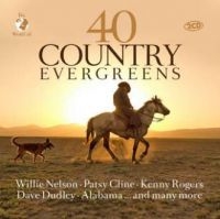 40 Country Evergreens - Various Artists i gruppen CD / Kommande / Country hos Bengans Skivbutik AB (3957198)