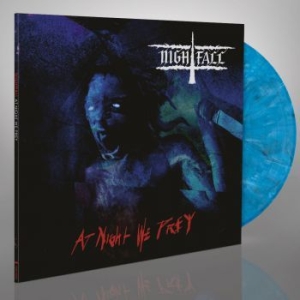 Nightfall - At Night We Prey (Blue Vinyl Lp) i gruppen VINYL / Hårdrock/ Heavy metal hos Bengans Skivbutik AB (3957259)