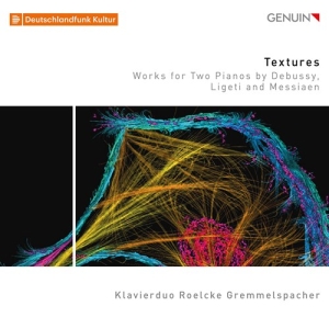 Debussy Claude Ligeti Gyorgy Me - Textures - Works For Two Pianos By i gruppen Externt_Lager / Naxoslager hos Bengans Skivbutik AB (3965576)