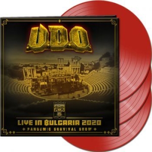 U.D.O. - Live In Bulgaria 2020 (3 Lp Red Vin i gruppen Minishops / Udo hos Bengans Skivbutik AB (3968308)
