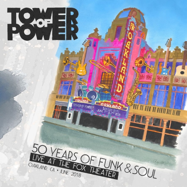 Tower Of Power - 50 Years Of Funk & Soul: Live At Th i gruppen Externt_Lager / Naxoslager hos Bengans Skivbutik AB (3970302)