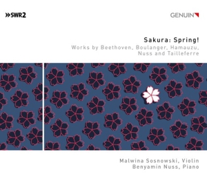 Ludwig Van Beethoven Lili Boulange - Sakura: Spring! Works By Beethoven, i gruppen Externt_Lager / Naxoslager hos Bengans Skivbutik AB (3974094)