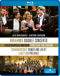 Liszt Franz Brahms Johannes Tch - Brahms: Double Concerto Tchaikovsk i gruppen Externt_Lager / Naxoslager hos Bengans Skivbutik AB (3976465)