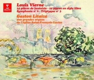 Gaston Litaize - Vierne: 24 Pièces De Fantaisie i gruppen CD / Klassiskt hos Bengans Skivbutik AB (3976775)