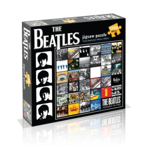 The Beatles - Album Collage (1000 Piece Puzzle) i gruppen MERCHANDISE / Pussel / Pop-Rock hos Bengans Skivbutik AB (3978949)