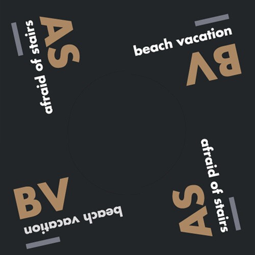 Afraid Of Stairs & Beach Vacation - 2014 Jigsaw/Dufflecoat Records Sing i gruppen VINYL / Pop-Rock hos Bengans Skivbutik AB (3979451)