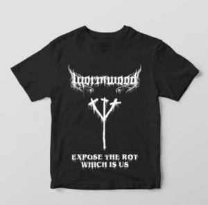 Wormwood - T/S Expose The Rot Which Is Us (Xl) i gruppen MERCHANDISE / Merch / Hårdrock hos Bengans Skivbutik AB (3980086)