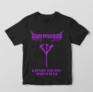 Wormwood - T/S Expose The Rot Which Is Us (Xl) i gruppen MERCHANDISE / Merch / Hårdrock hos Bengans Skivbutik AB (3980096)