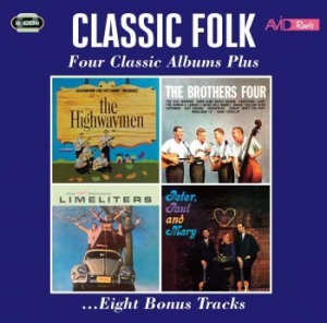 Blandade Artister - Classic Folk - Four Classic Albums i gruppen CD / Nyheter / Pop hos Bengans Skivbutik AB (3980776)