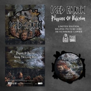 Iced Earth - Plagues Of Babylon (Pic Disc Shaped i gruppen VINYL / Hårdrock/ Heavy metal hos Bengans Skivbutik AB (3982298)