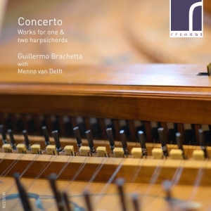 Brachetta Guillermo Van Delft Me - Works For One & Two Harpsichords i gruppen Externt_Lager / Naxoslager hos Bengans Skivbutik AB (3984129)
