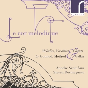 Gounod Charles François Meifred - Le Cor Mélodique: Mélodies, Vocalis i gruppen Externt_Lager / Naxoslager hos Bengans Skivbutik AB (3985426)