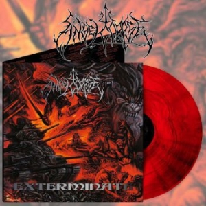 Angelcorpse - Exterminate (Red Marble Vinyl Lp) i gruppen VINYL / Hårdrock/ Heavy metal hos Bengans Skivbutik AB (3990839)