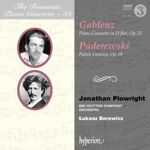 Gablenz Jerzy Paderewski Ignacy - Gablenz: Piano Concerto Paderewski i gruppen Externt_Lager / Naxoslager hos Bengans Skivbutik AB (3992582)
