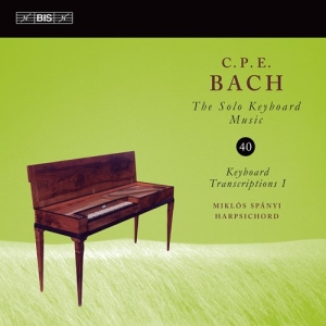 Bach Carl Philipp Emanuel - Solo Keyboard Music, Vol. 40 i gruppen Externt_Lager / Naxoslager hos Bengans Skivbutik AB (3992584)