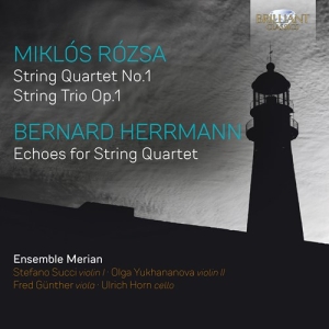 Herrmann Bernard Rozsa Miklos - Rózsa & Herrmann: Music For String i gruppen Externt_Lager / Naxoslager hos Bengans Skivbutik AB (3992603)
