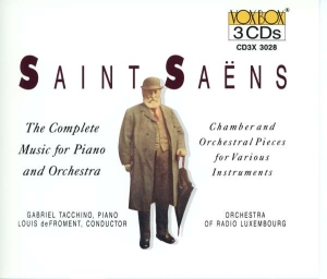Saint-Saens Camille - Complete Music For Piano & Orchestr i gruppen Externt_Lager / Naxoslager hos Bengans Skivbutik AB (3994459)