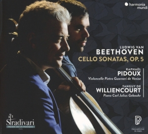 Pidoux Raphael / Tanguy de Williencourt - Beethoven Cello Sonatas Op. 5 i gruppen CD / Klassiskt,Övrigt hos Bengans Skivbutik AB (3995057)
